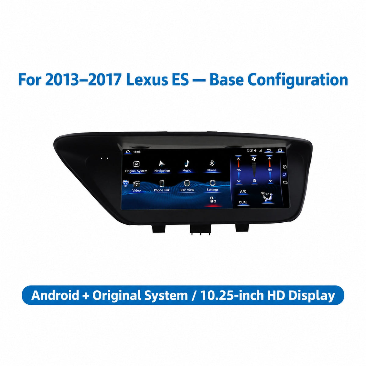 Product image with English text