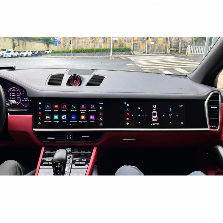 Navigation display and accessories — English product illustration