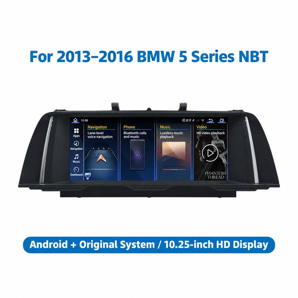 Navigation display and accessories — English product illustration