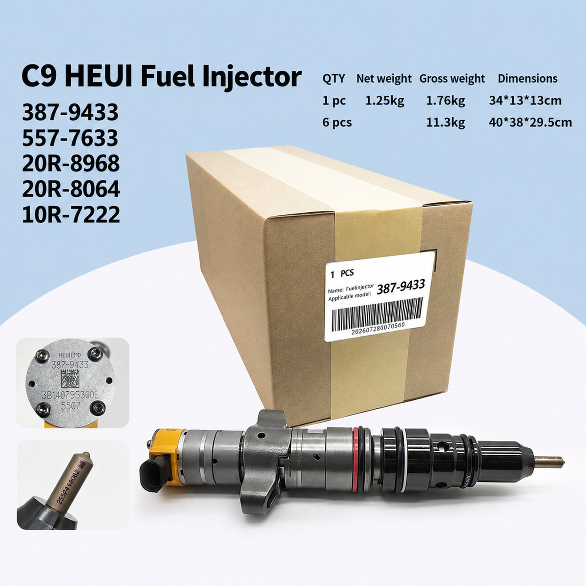 Product details and specifications in English