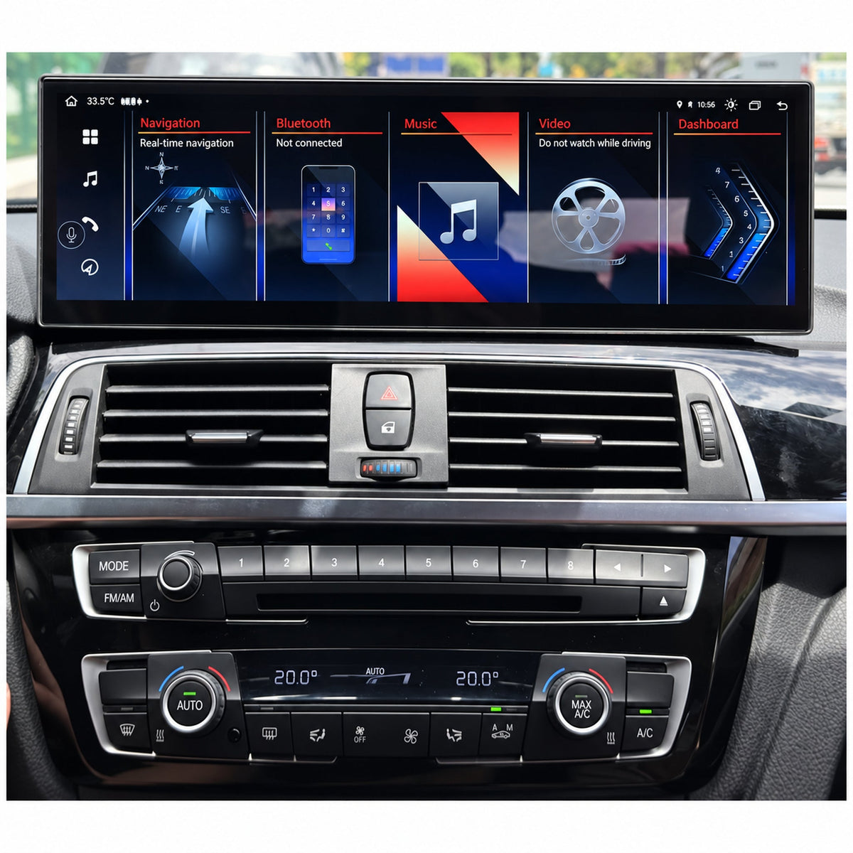 Navigation display with English interface