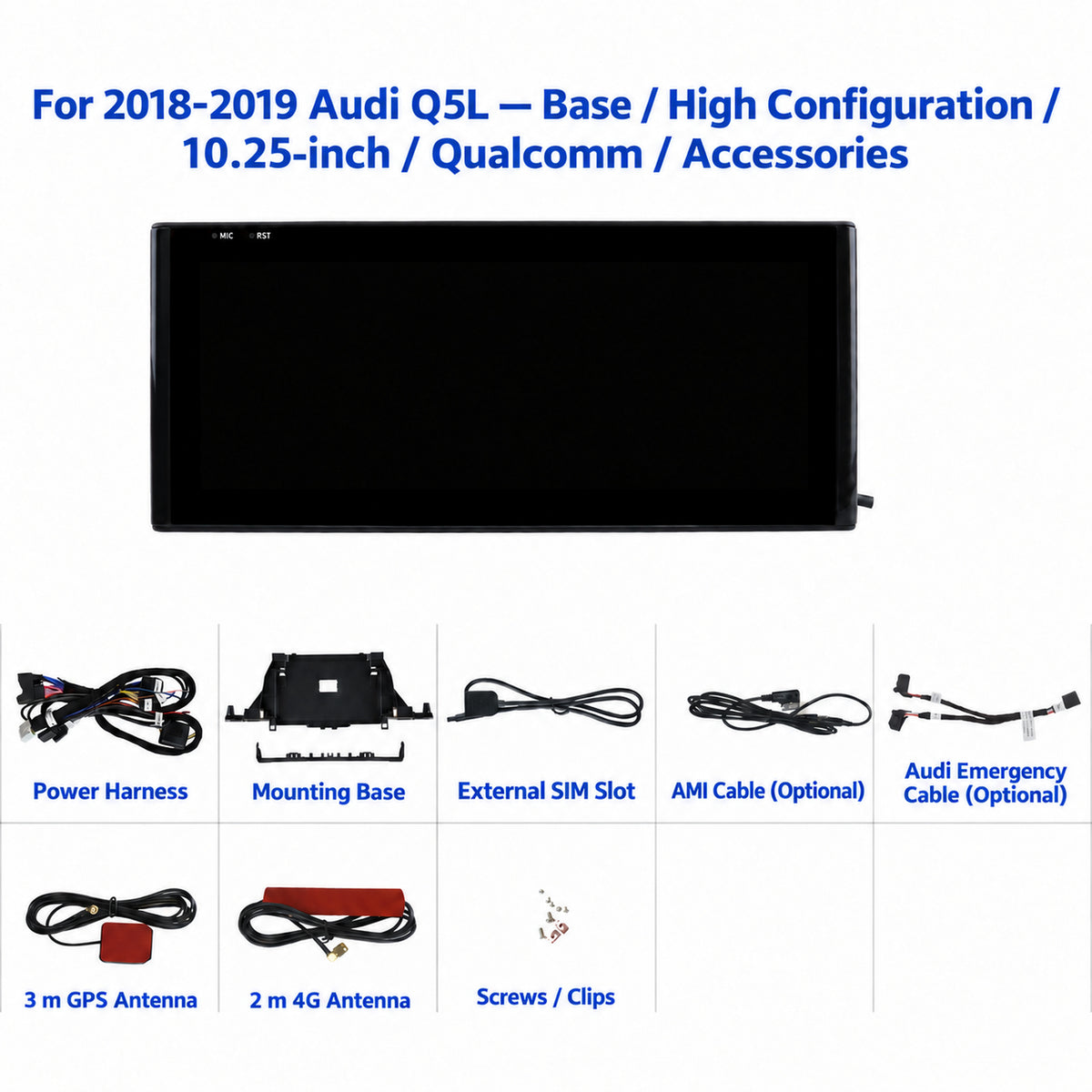 Product image with English text