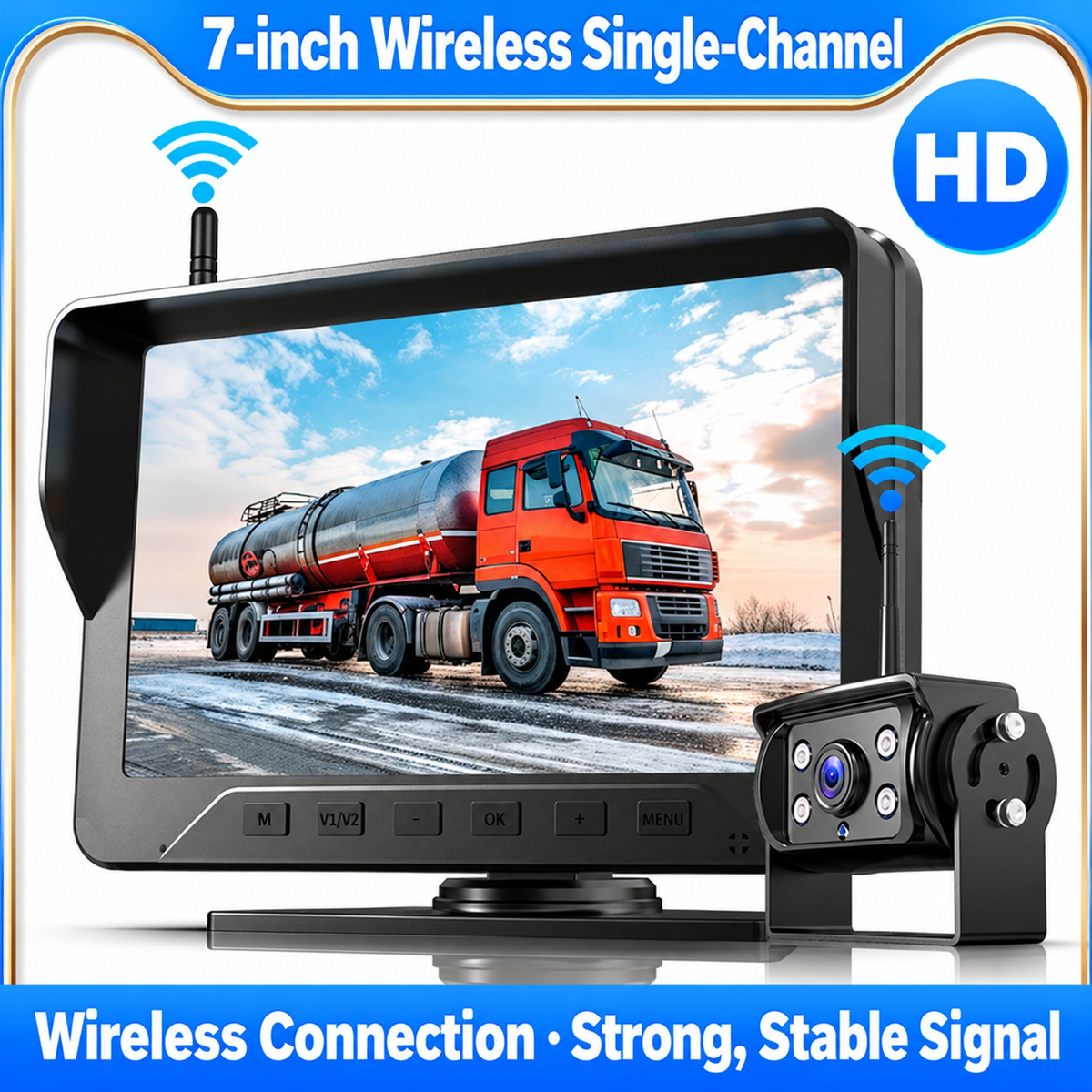 Product image with English text