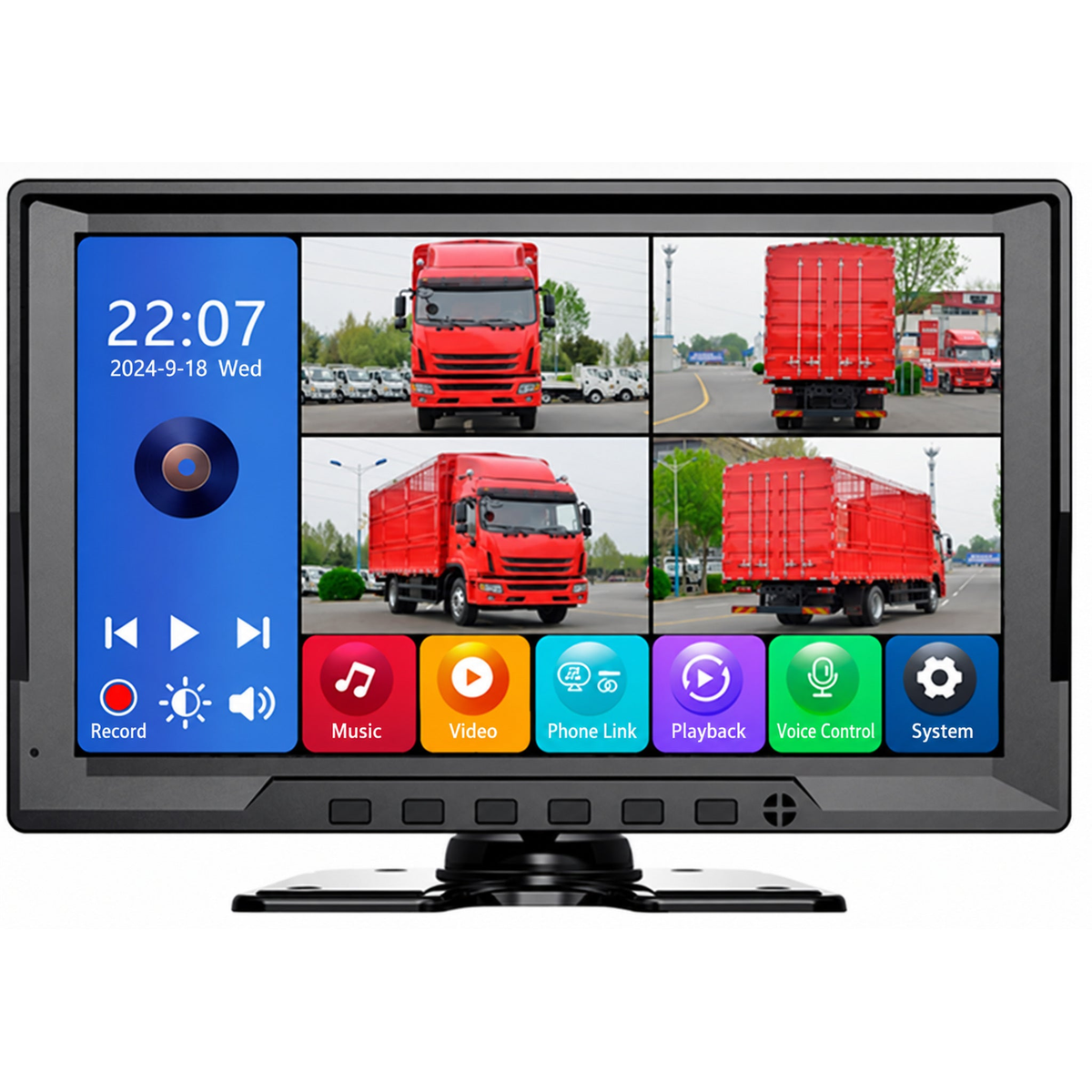 Product image with English text