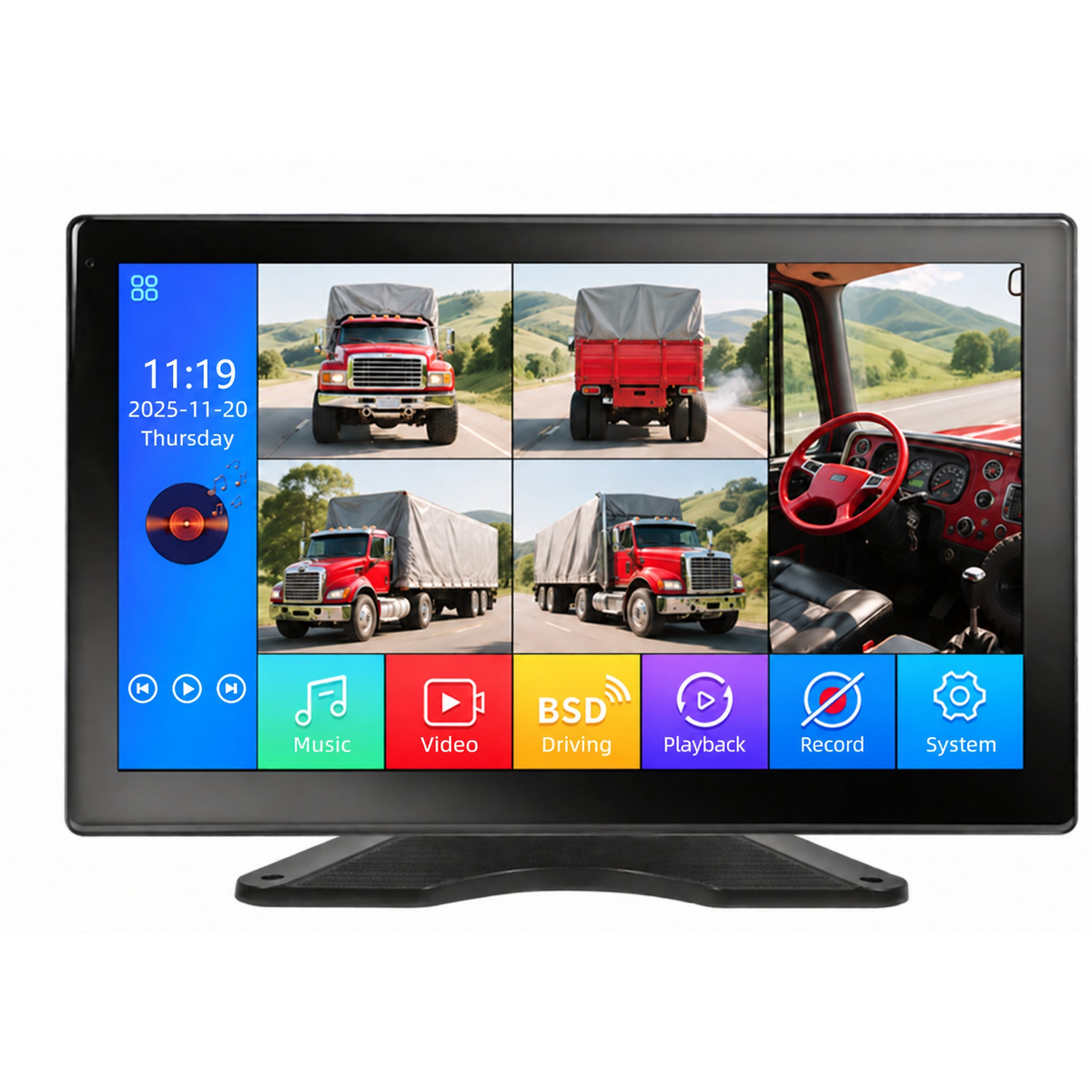 Product image with English text